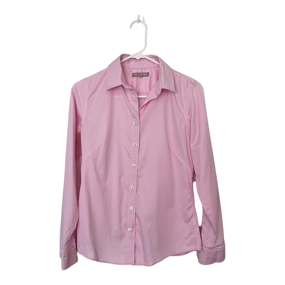 Banana Republic Pink Button-Up Camisole
